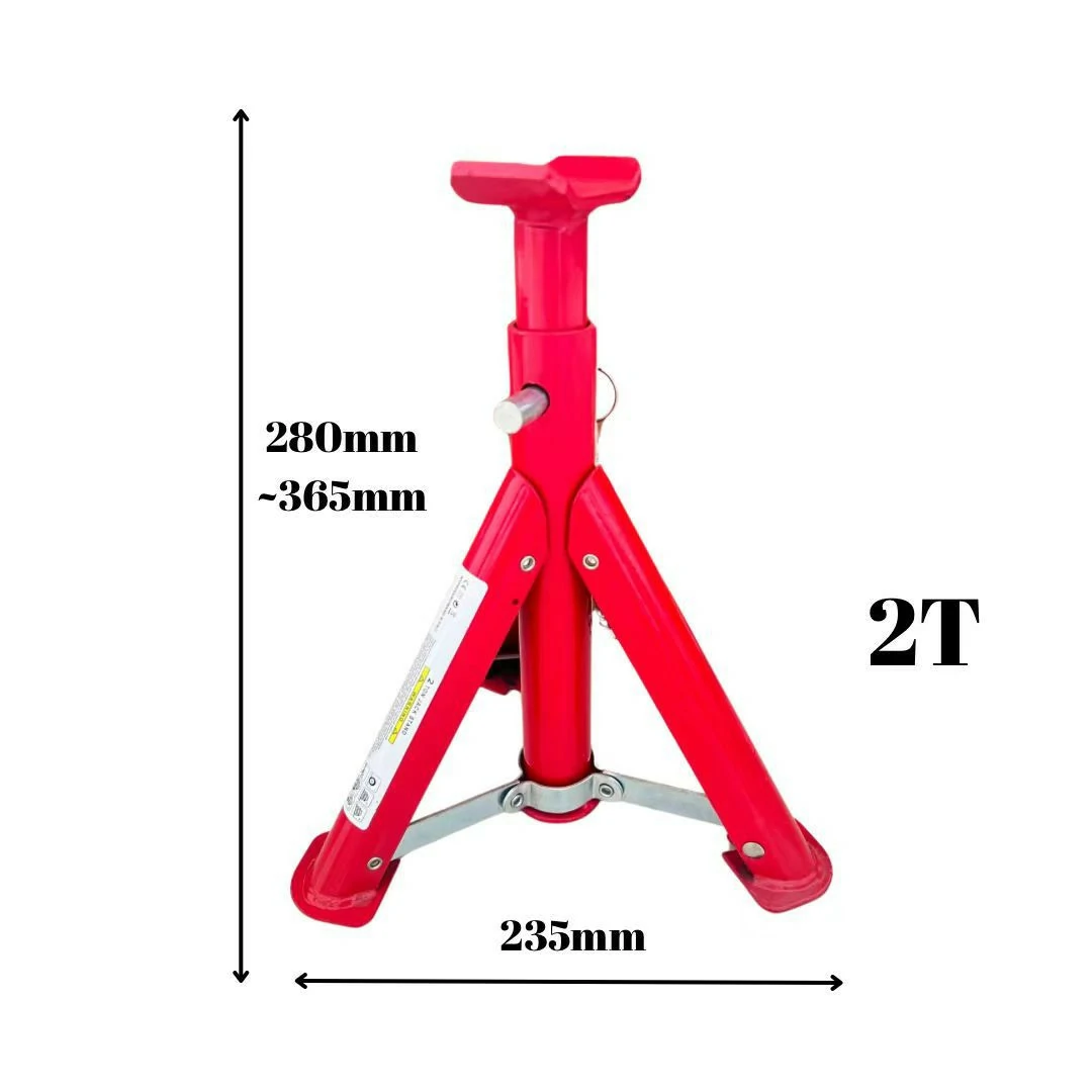 3 Ton Folding Portable Pipe Stands triangular Car Jack Stand Safety Tools - 图片 4